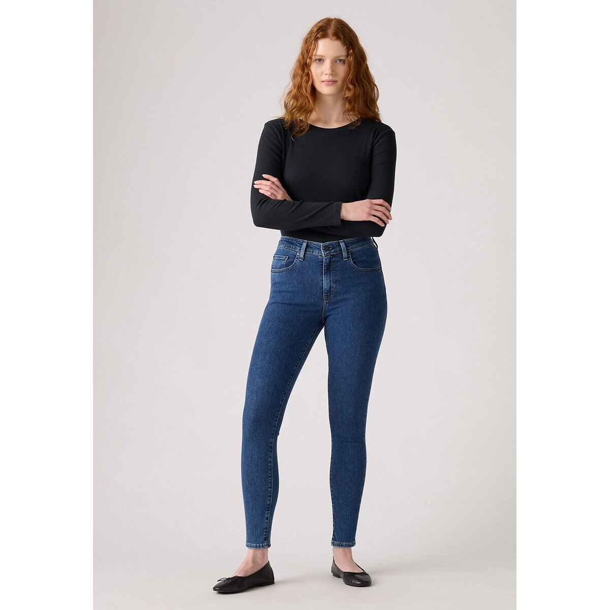 Levi's 721 High Rise Skinny Jeans Women's Triangle Exploration W27 L30