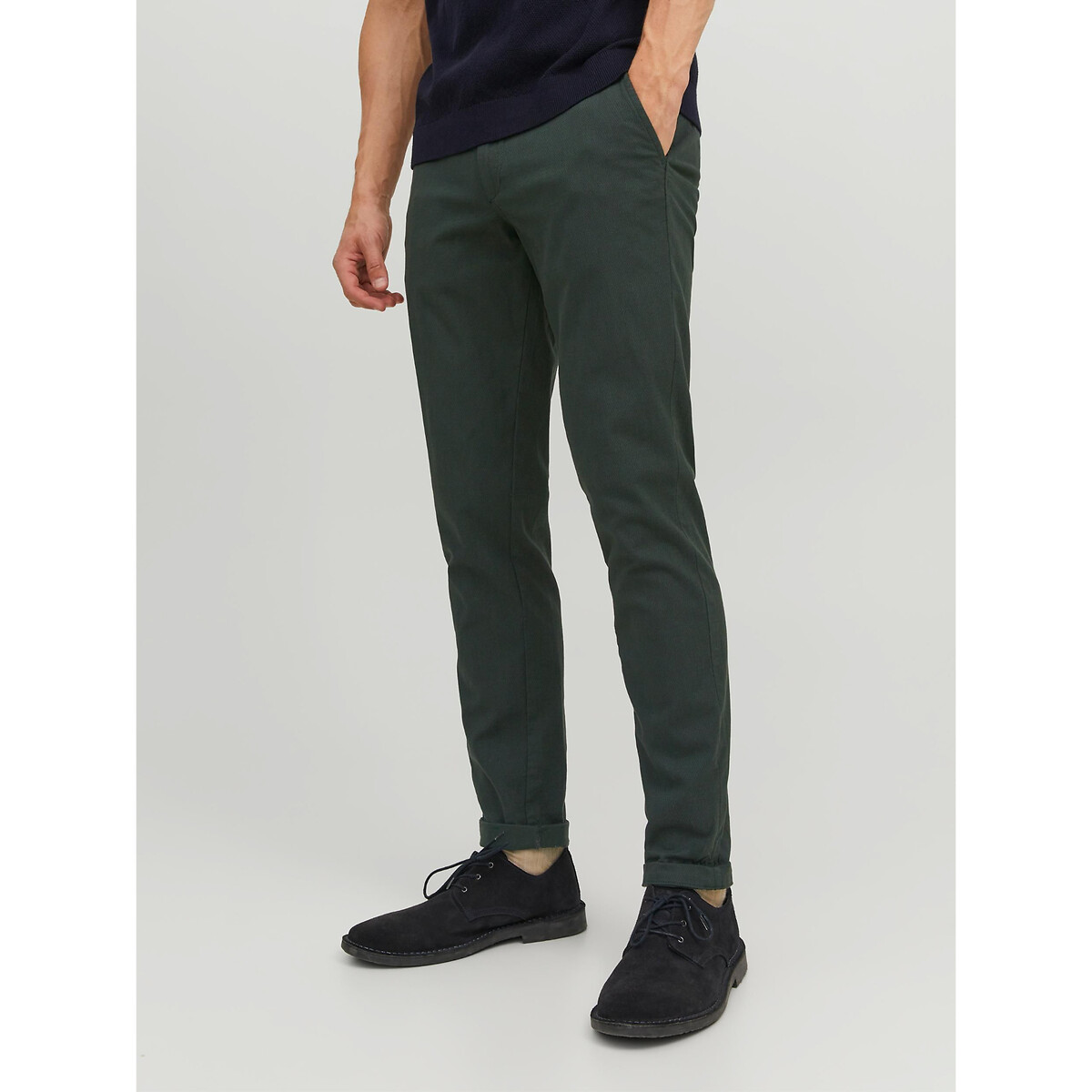 Jack & Jones Men's Blue Jpstmarco Chinos W33 L34