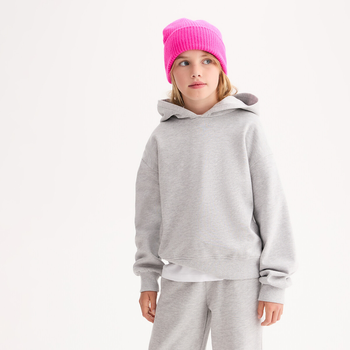 La Redoute Collections Hoodie Grey Marl 18M (81Cm)