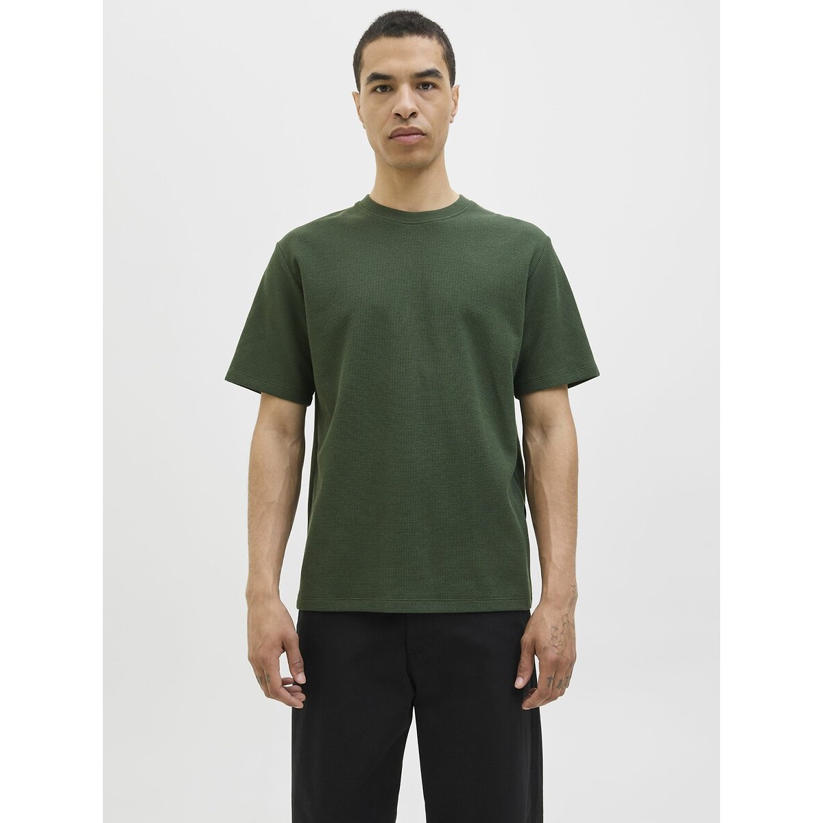 jack & jones T-shirt Met Structuur En Korte Mouwen