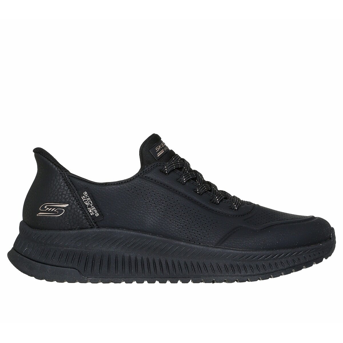 Skechers Slip-Ins Trainers: Bobs Squad 4: Key Look Women's Black Size 41 (7)