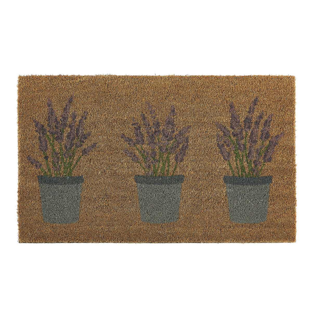 My Mat Coir Coir Doormat Unisex Lavender Medium