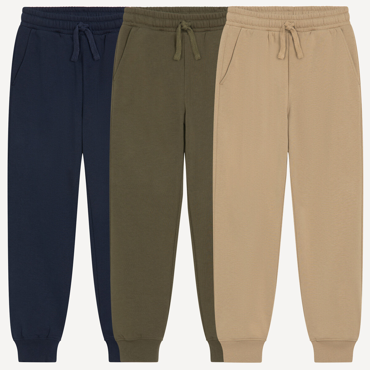 Lot de 3 pantalons de jogging en molleton