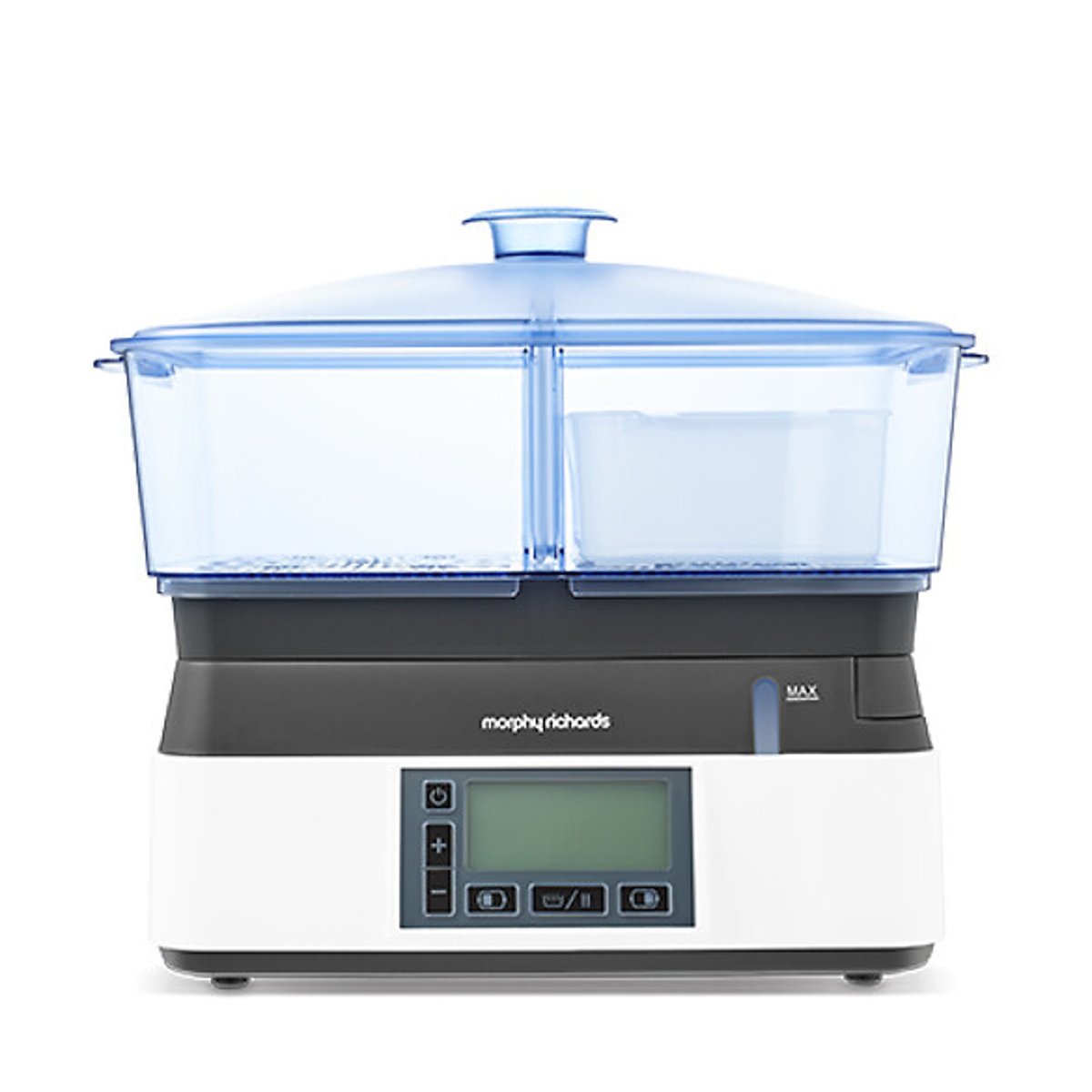 Morphy Richards Unisex Silver-Coloured Intellisteam Compact Food Steamer - 48775