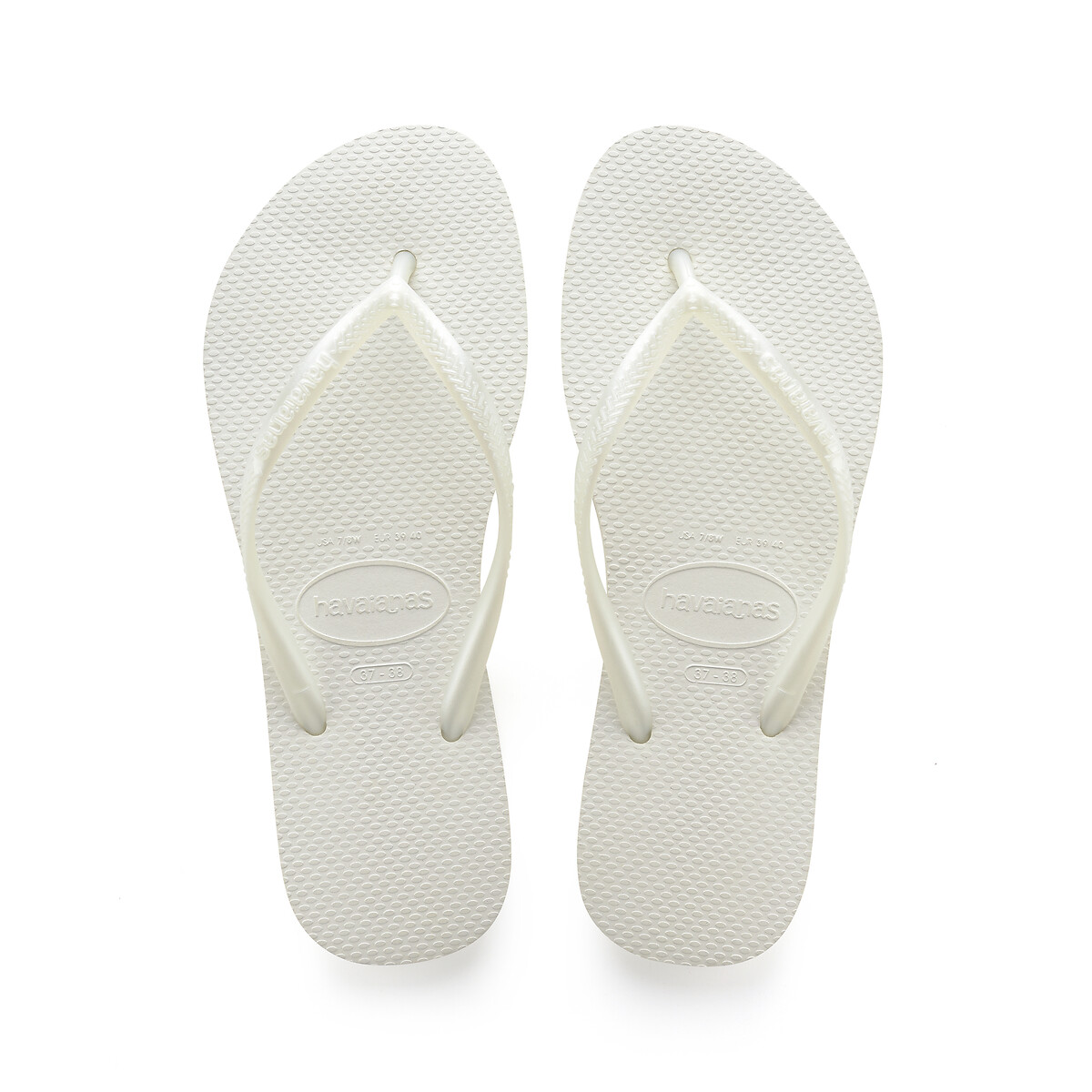 Havaianas Hav Flip Flops. Slim Fit Women's White Size 37