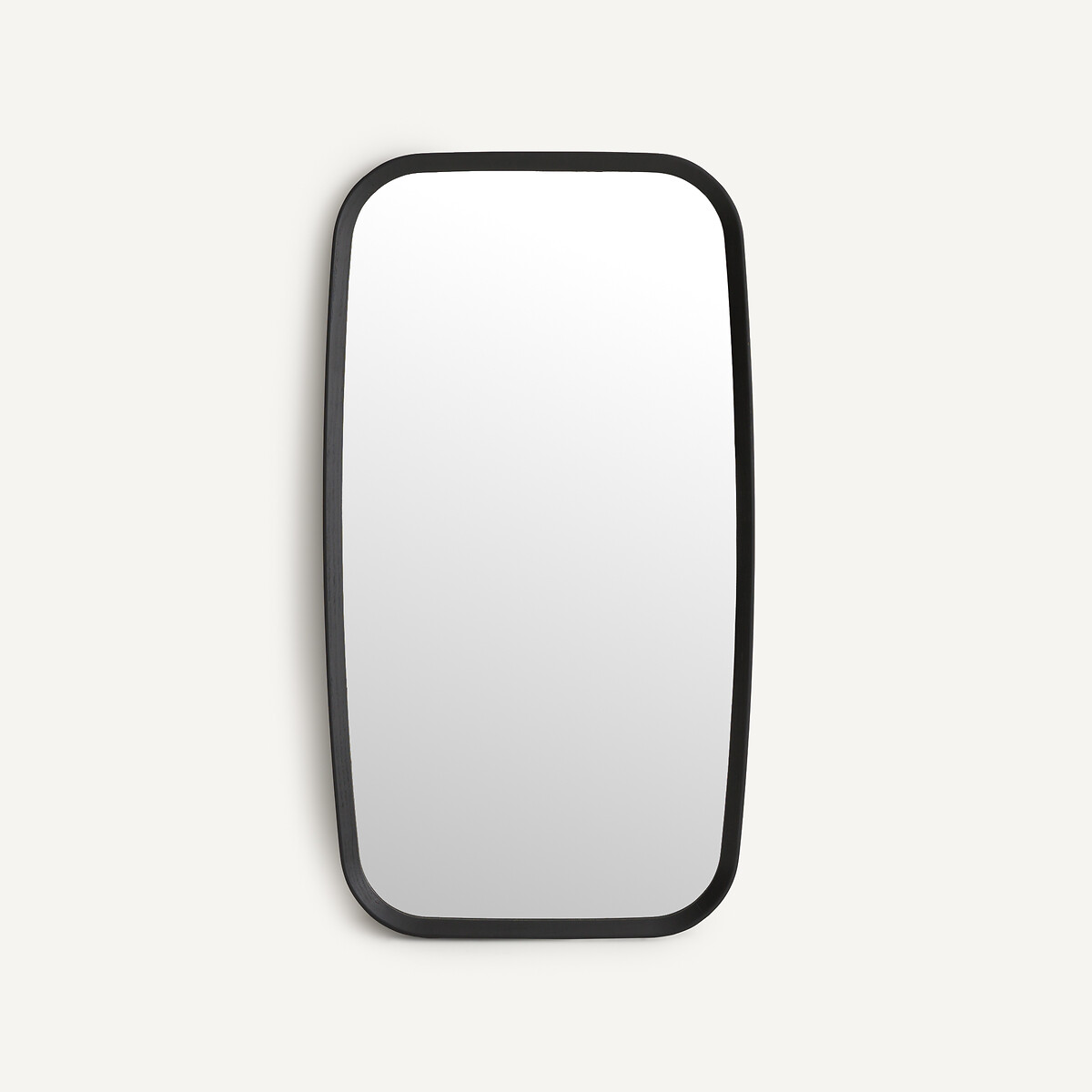 Am.pm Orion Rectangular Mirror In Solid Oak, H110cm Unisex Black
