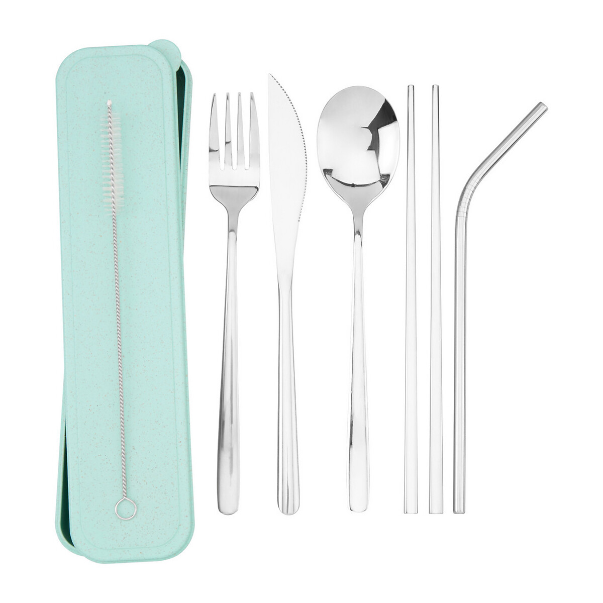 So'home Unisex Silver-Coloured 6-Piece Silver Finish Cutlery Set With Box