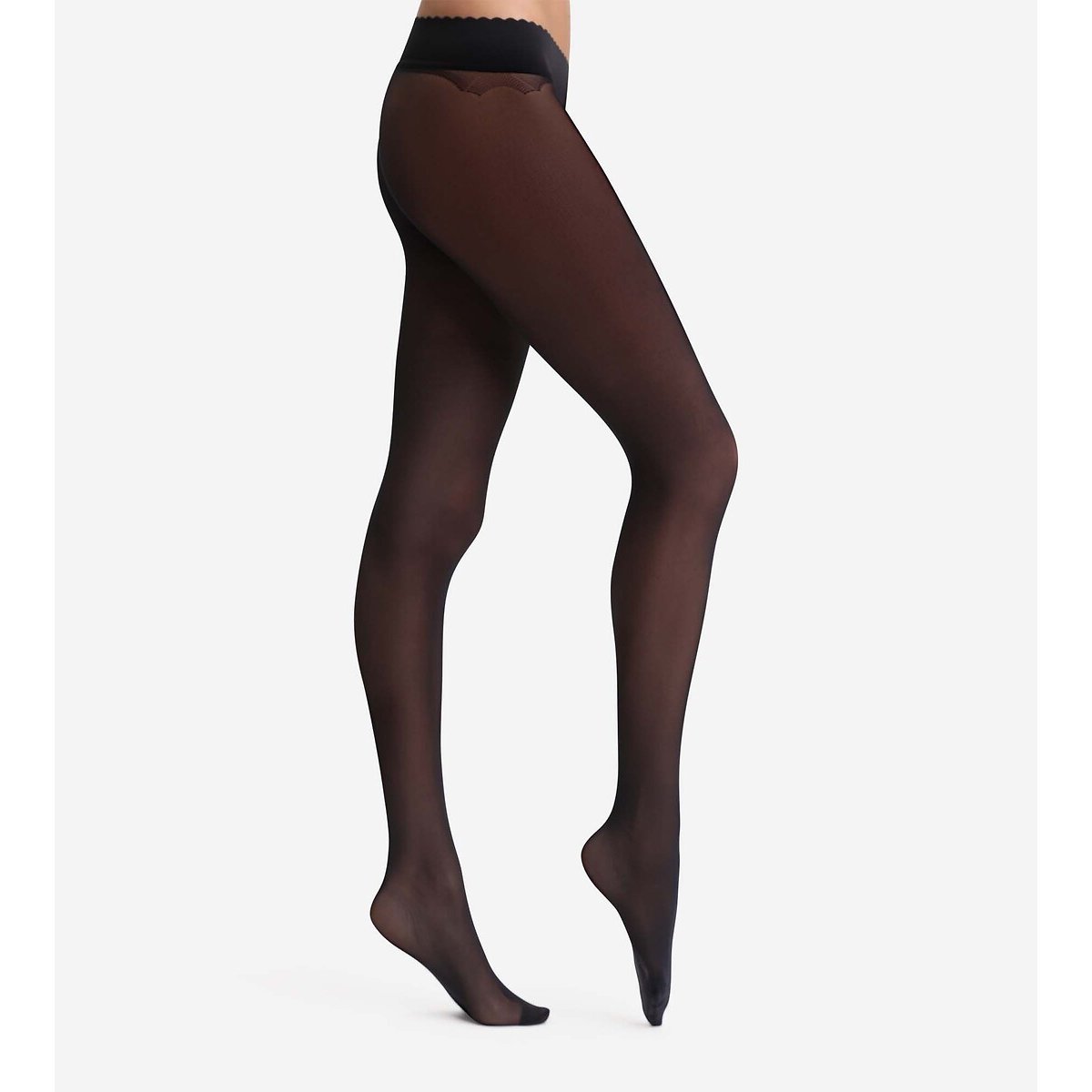Dim Body Touch 30 Denier Semi-Opaque Tights Women's Black Medium