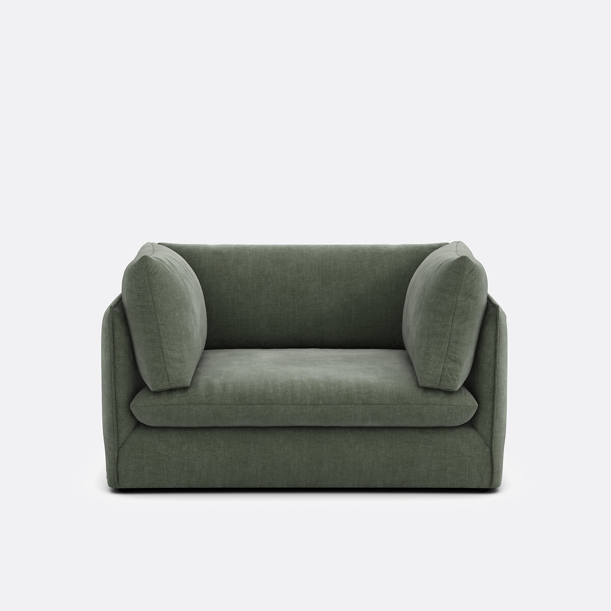 Élément fauteuil XL pour canapé modulable, en tissu texturé, MALO