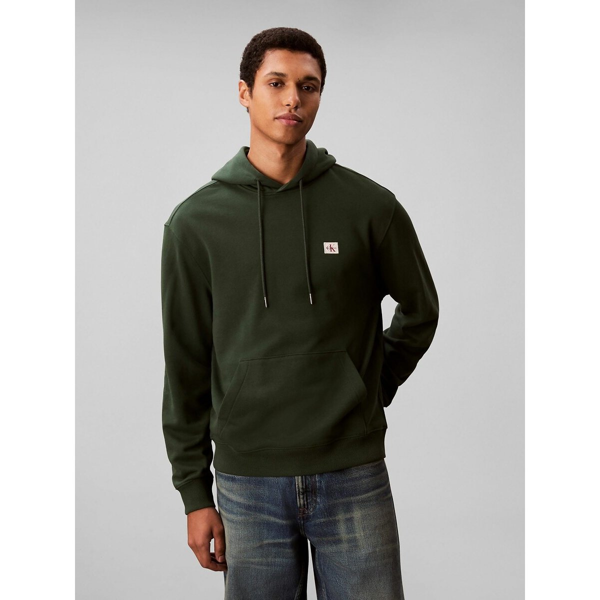 Calvin Klein Hoodie 400GSM TERRY BADGE HOODIE