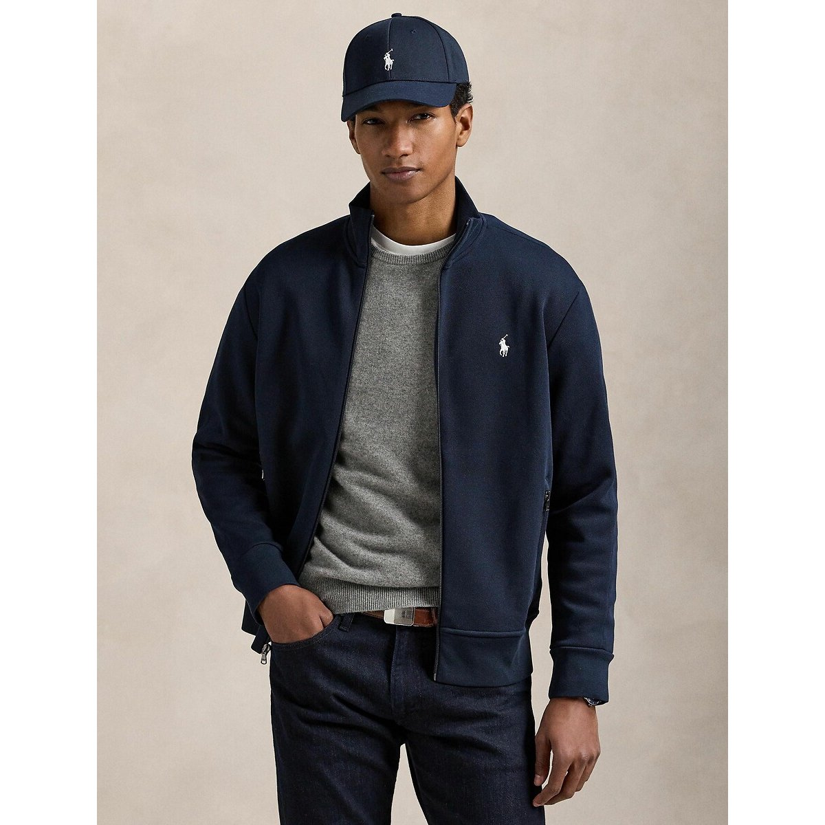 Veste d'athlétisme en maille double