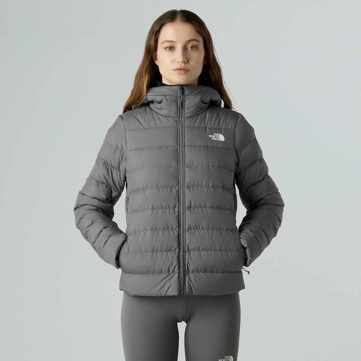The North Face Aconcagua Hiking Padded Jacket Women's Grey Medium