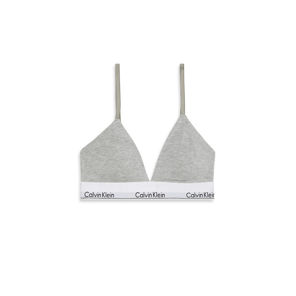 Calvin Klein Underwear Unisex Grey Icon Cotton Modal Triangle Bra Small