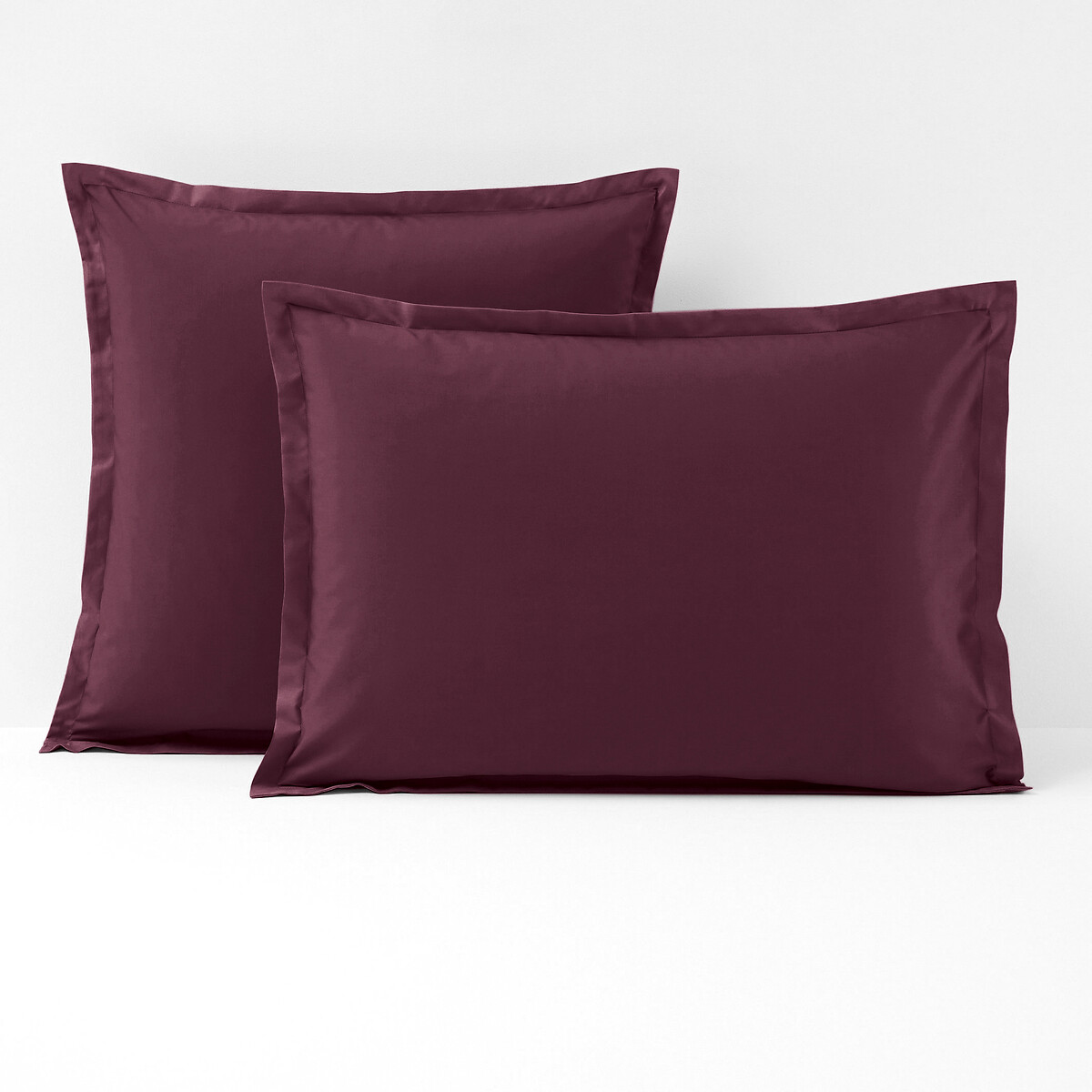 Funda de almohada de algodón percal, 200 hilos, Scenario. Talla 63 x 63 cm. Color