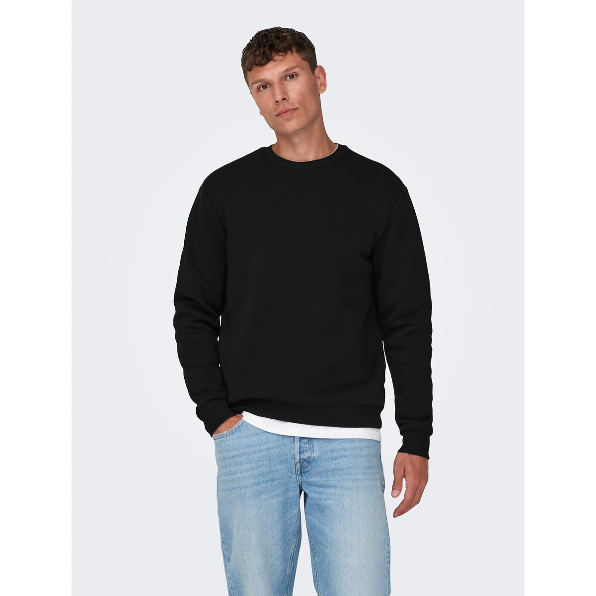 Only & Sons Ceres Life Sweatshirt With Crew Neck Men's Black Xxl