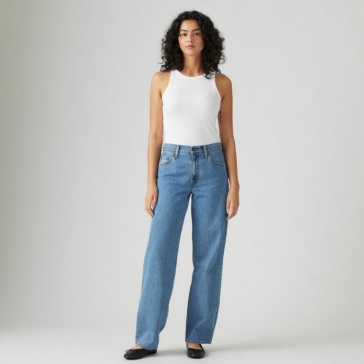 Levi's Baggy Dad Jeans Women's Own It Stone W28 L32