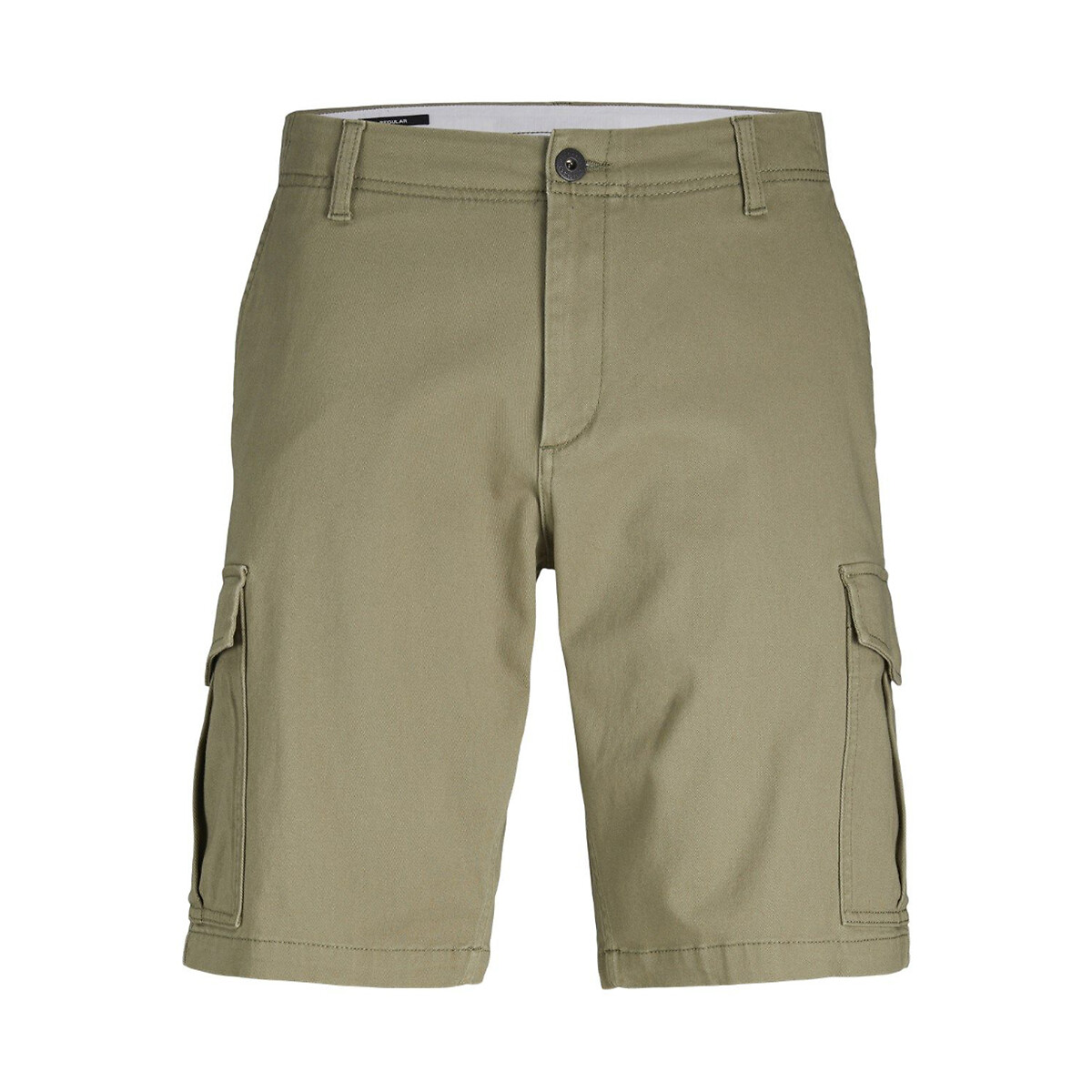 Jack & Jones Junior Khaki Cotton Cargo Shorts 12Y (150Cm)