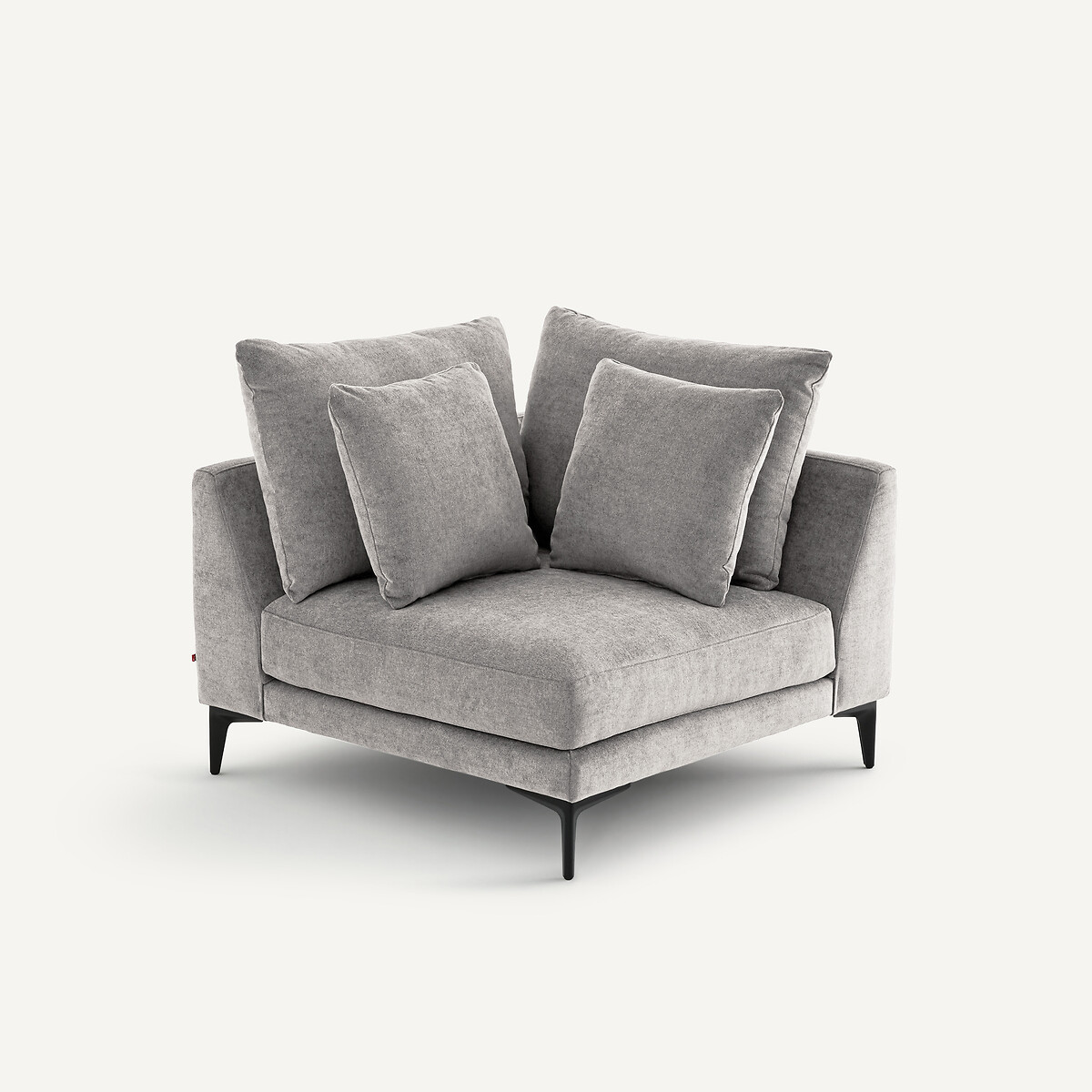 EMMANUEL GALLINA X AM.PM Hoekbank in polyestermix, MODERNISTE, ontwerp Emmanuel Gallina