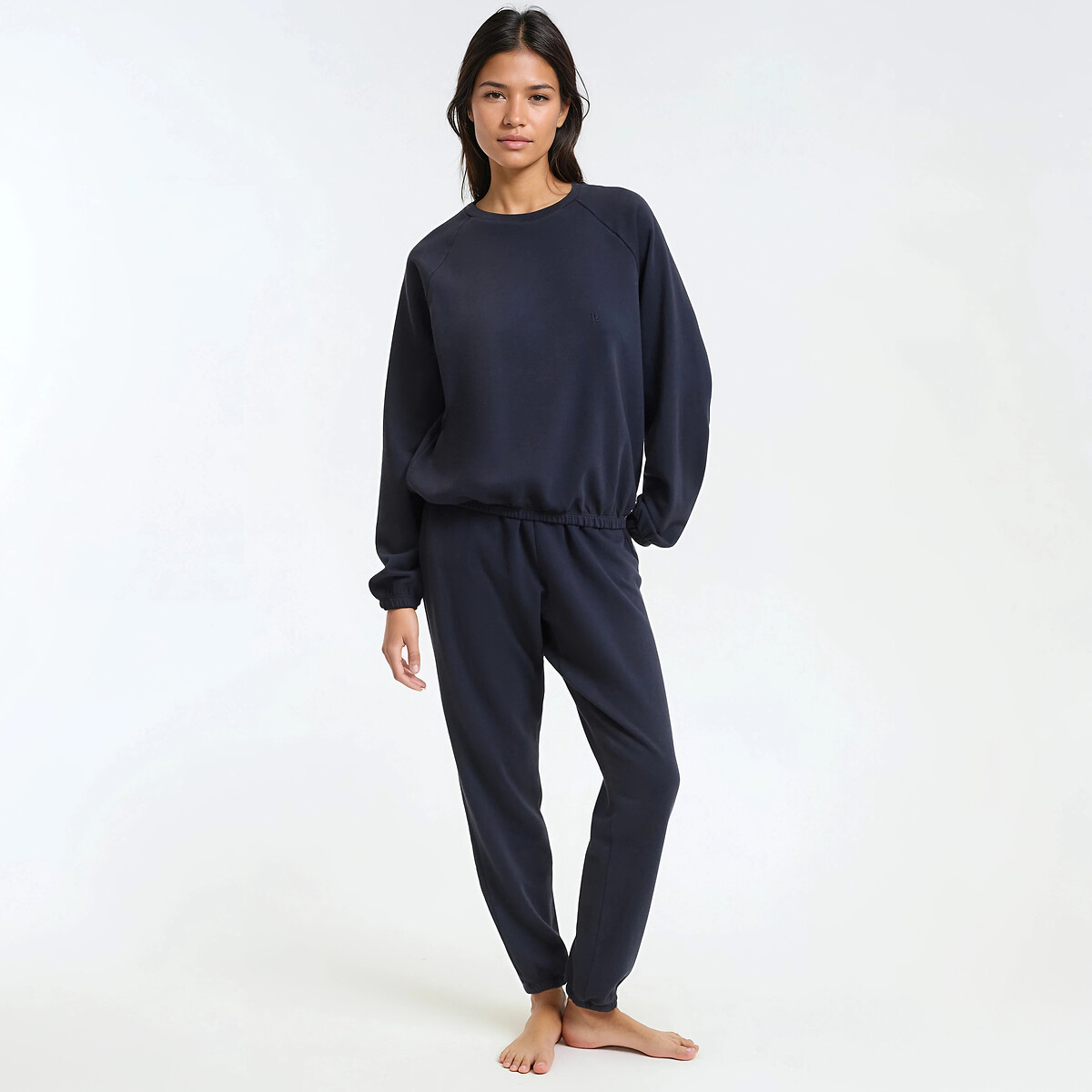 La Redoute Collections Fleece Pyjamas Women's Navy Xxl
