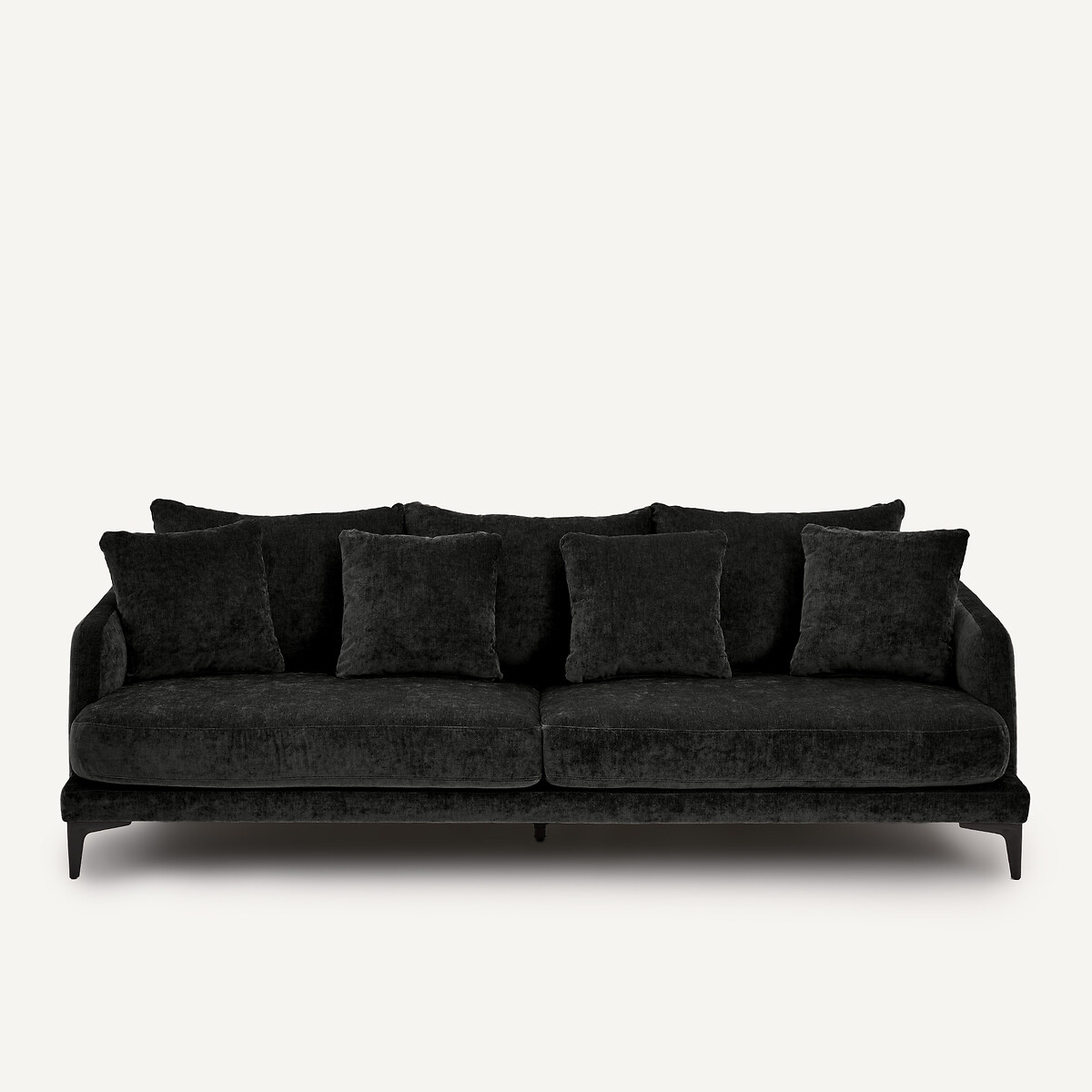EMMANUEL GALLINA X AM.PM 3- of 4-zitsbank in fluweelmix, MODERNISTE, ontwerp Emmanuel Gallina