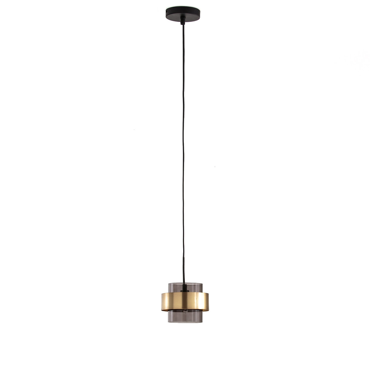 Botello 13.8cm Diameter Smoked Glass Ceiling Light