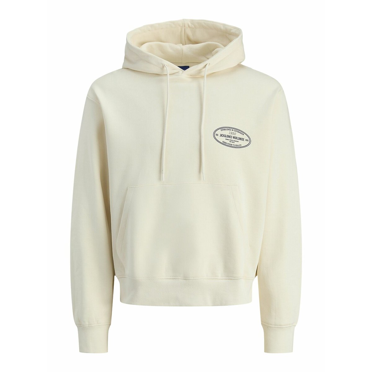 Sweat à capuche imprimé dos