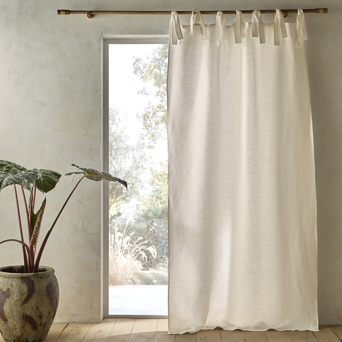 Tenda in lino foderata con nodi, Colin - AM.PM - Modalova