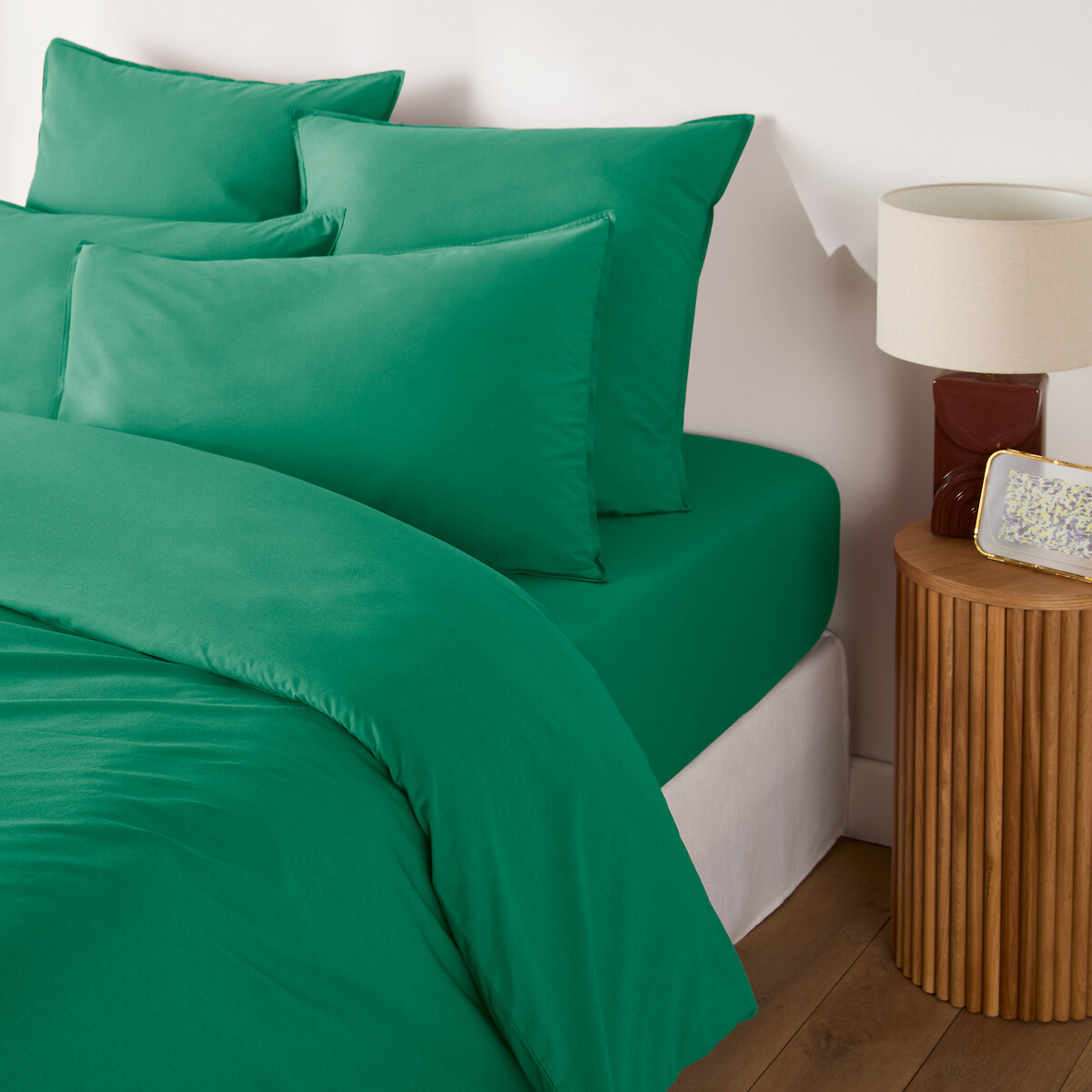 Housse de couette unie en coton lavé, Scenario