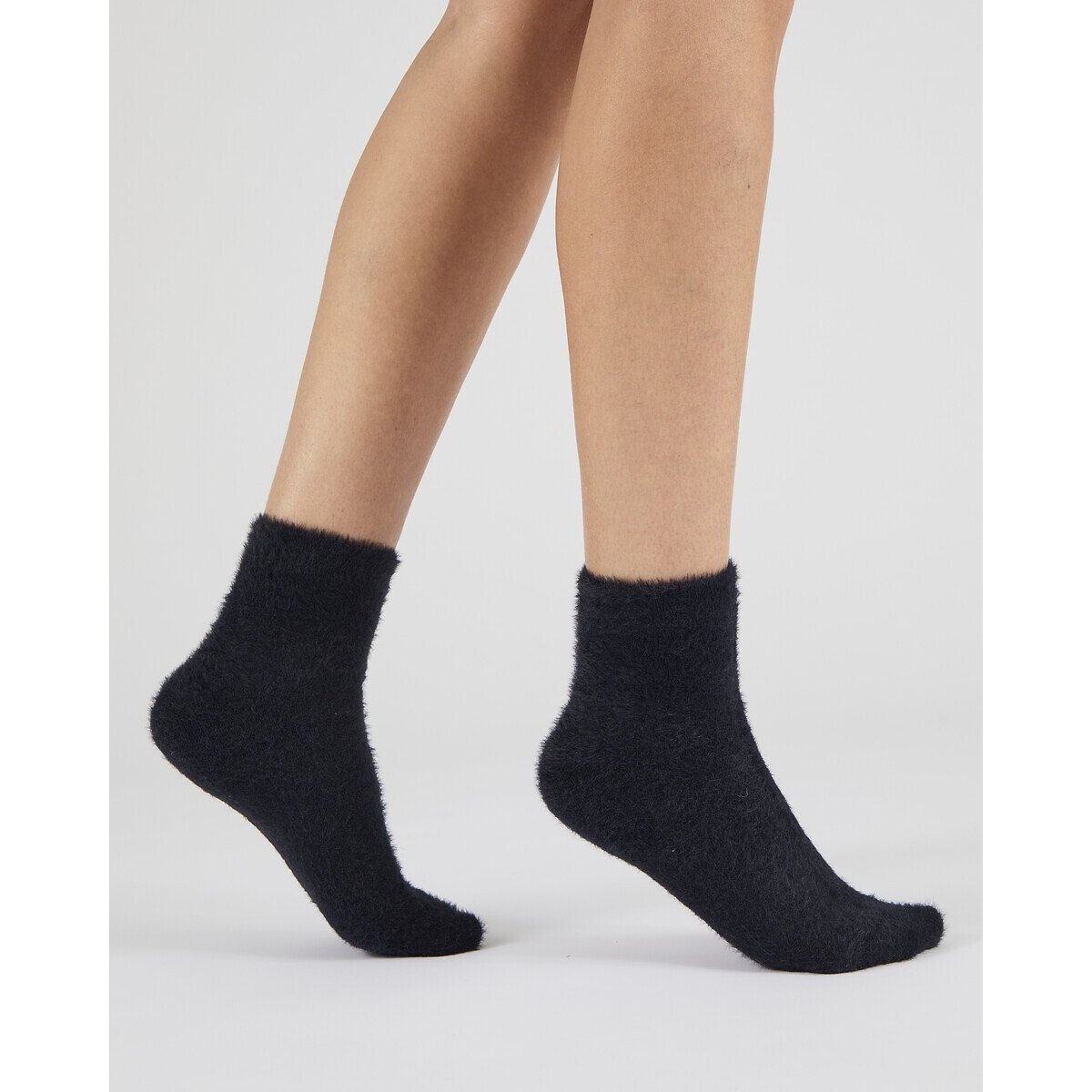 Damart Pack Of 2 Pairs Of Thermolactyl Bed Socks Women's Black 36/38