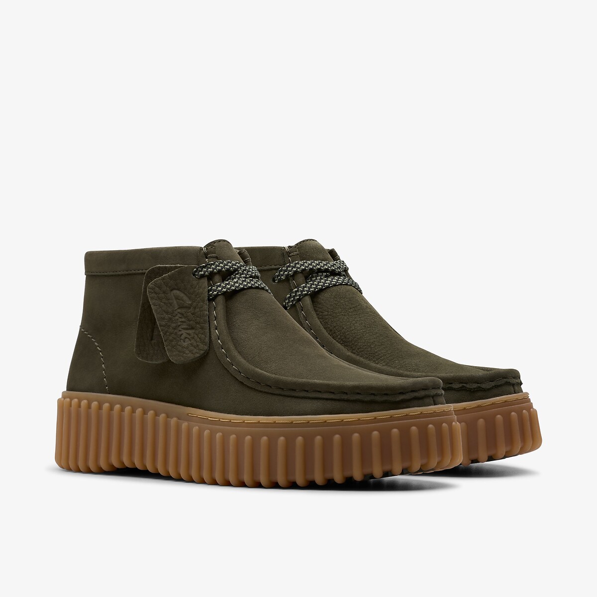 Clarks Schoenen In Suède Leer Torhill Moss