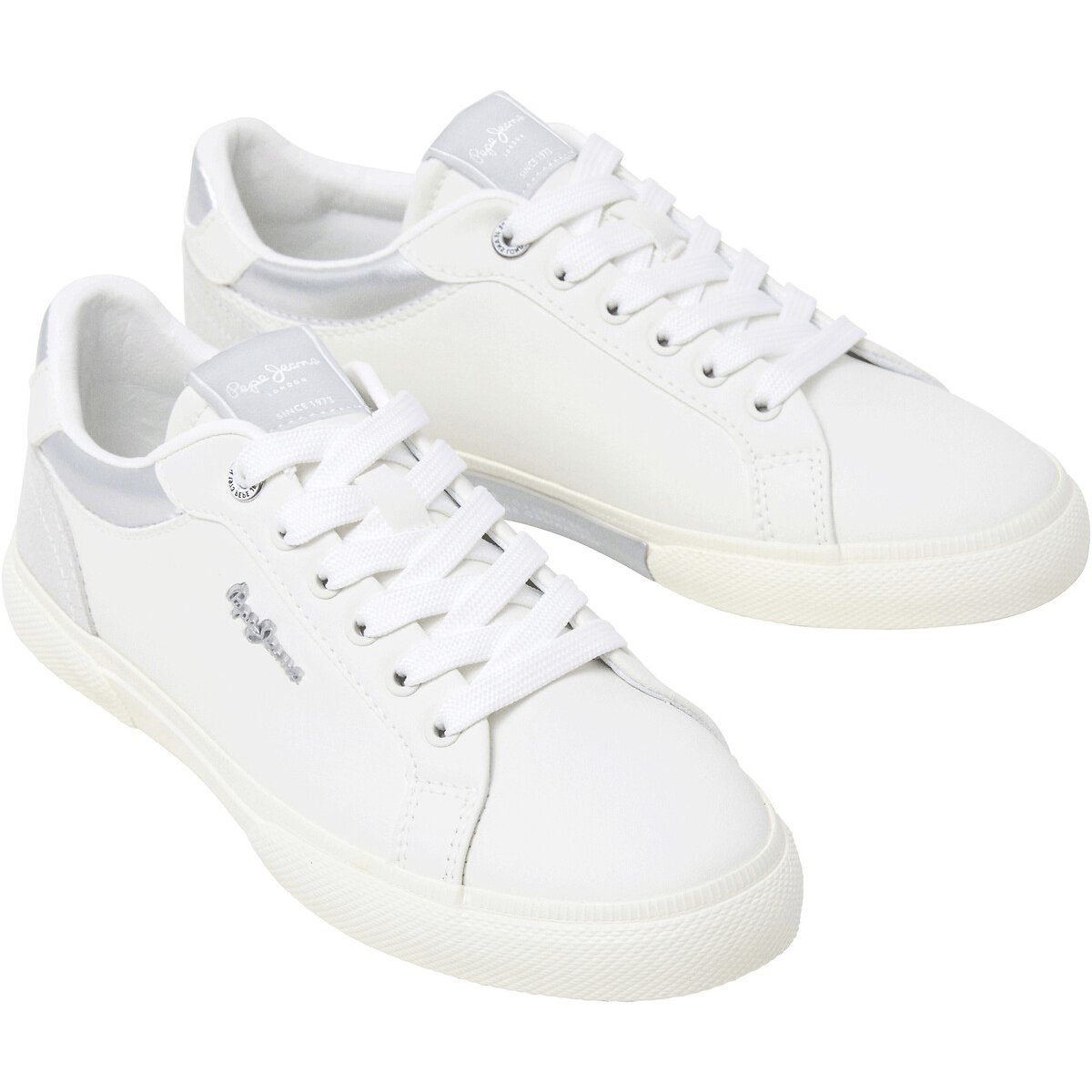 Pepe Jeans Kenton Court Trainers Women's White Size 37 (4)