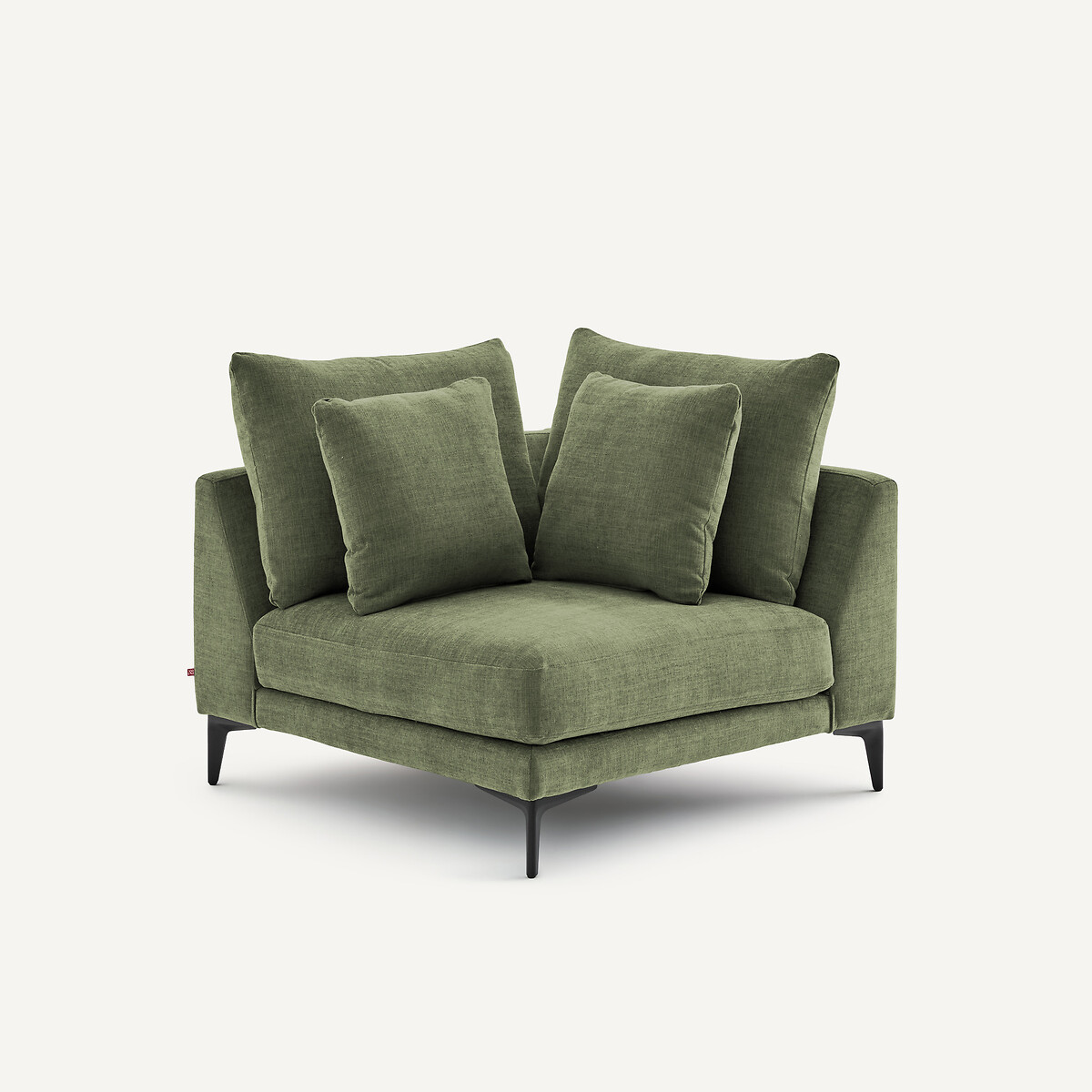 EMMANUEL GALLINA X AM.PM Hoekbank in polyester-katoen, MODERNISTE, ontwerp van Emmanuel Gallina
