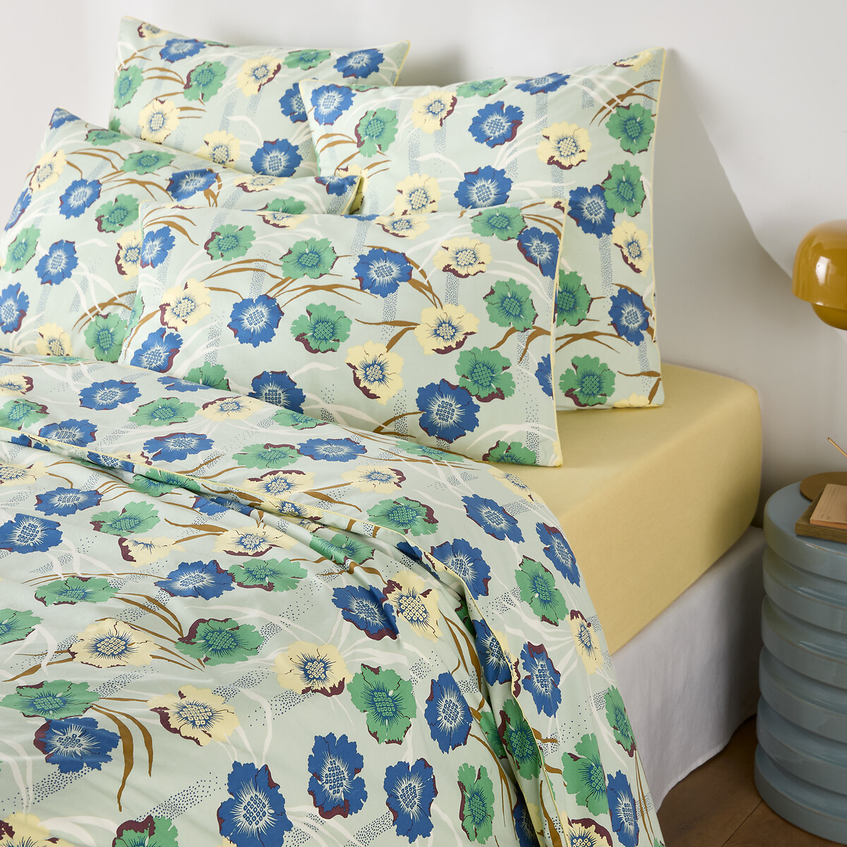 Housse De Couette En Percale De Coton, Imprimé Fleurs, MOWAN — vue 3
