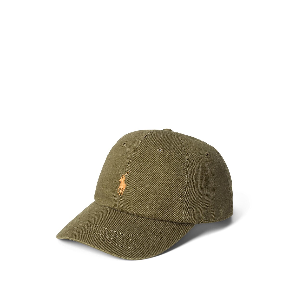 Polo Ralph Lauren Cotton Chino Cap With Small Embroidered Logo Women's Olive
