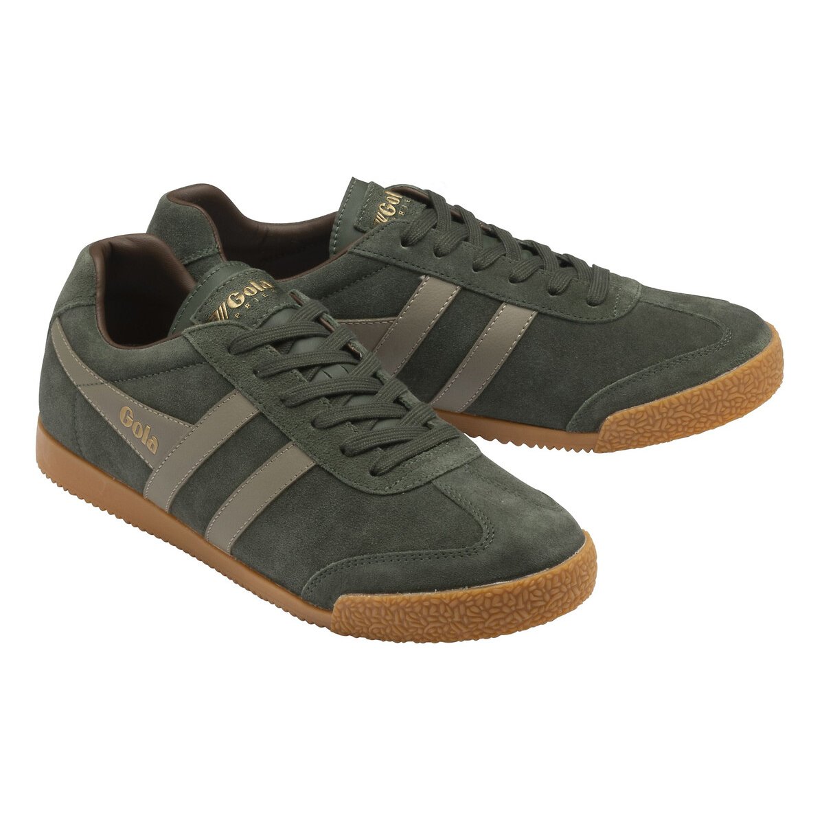 Gola Harrier Trainers Men's Khaki Size 41 (7)