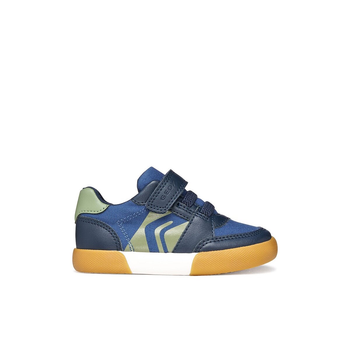 Geox Gisli Touch 'N' Close Trainers Navy Blue Size 26 (8.5) Kids