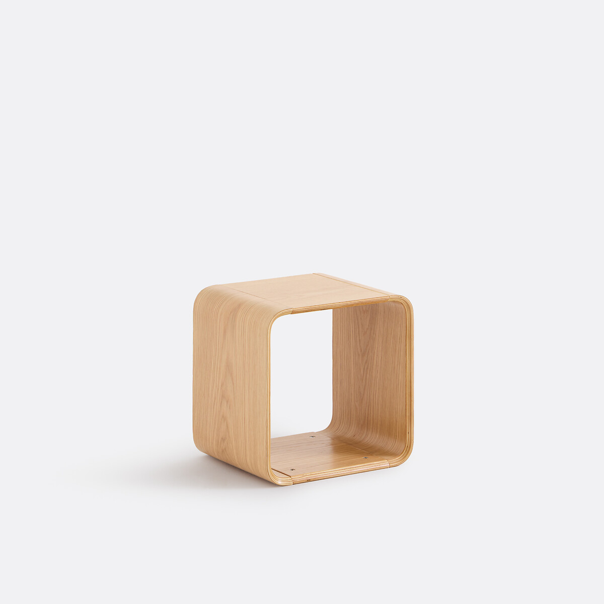 La Redoute Interieurs Redag Square Veneer Shelf Unisex Oak
