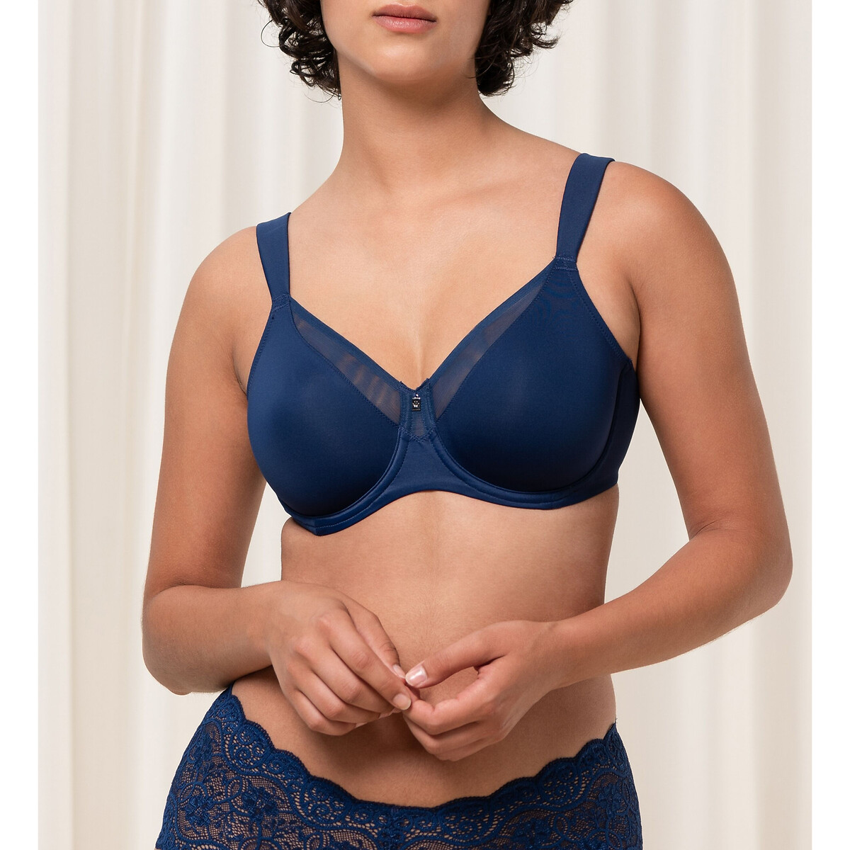 Triumph Women's Navy True Shape Sensation Minimiser Bra 34C