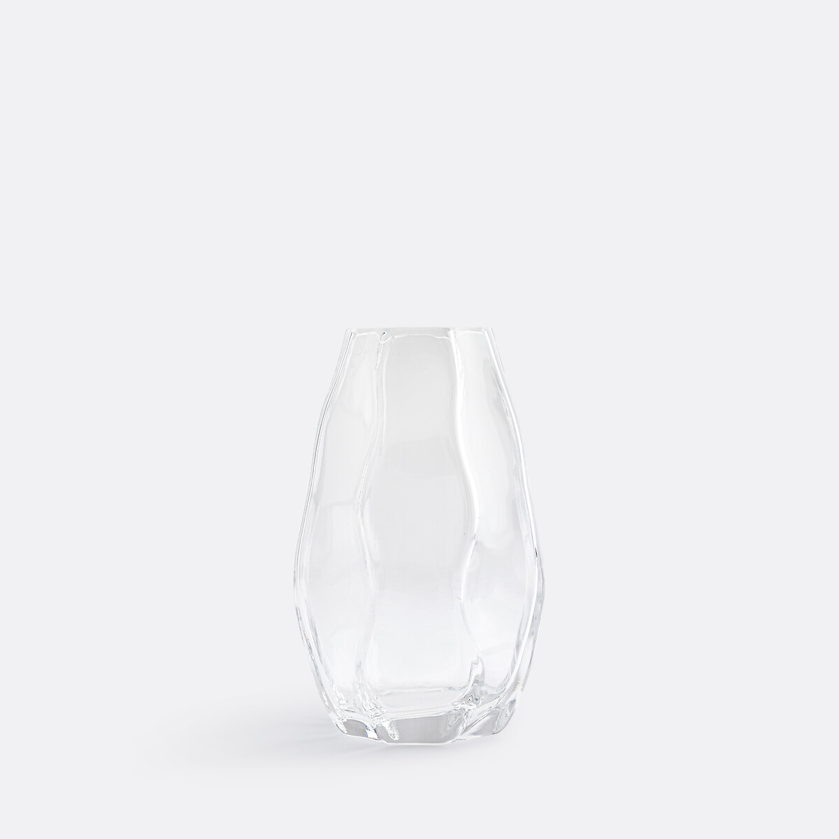 La Redoute Interieurs Losie Glass Vase, H22cm Unisex Transparent