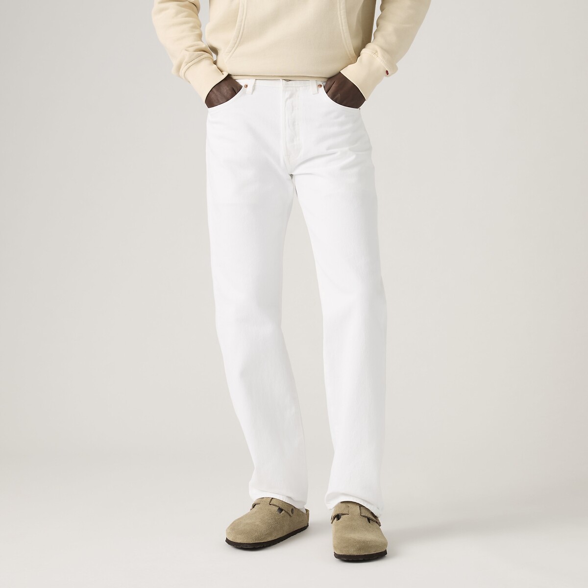 Levi's 501® Straight Jeans Men's White W34 L34