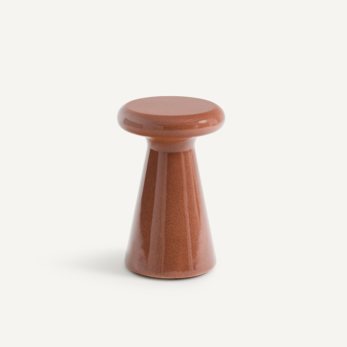 Am.pm Round Garden Sofa Side Table Glafor Unisex Brick