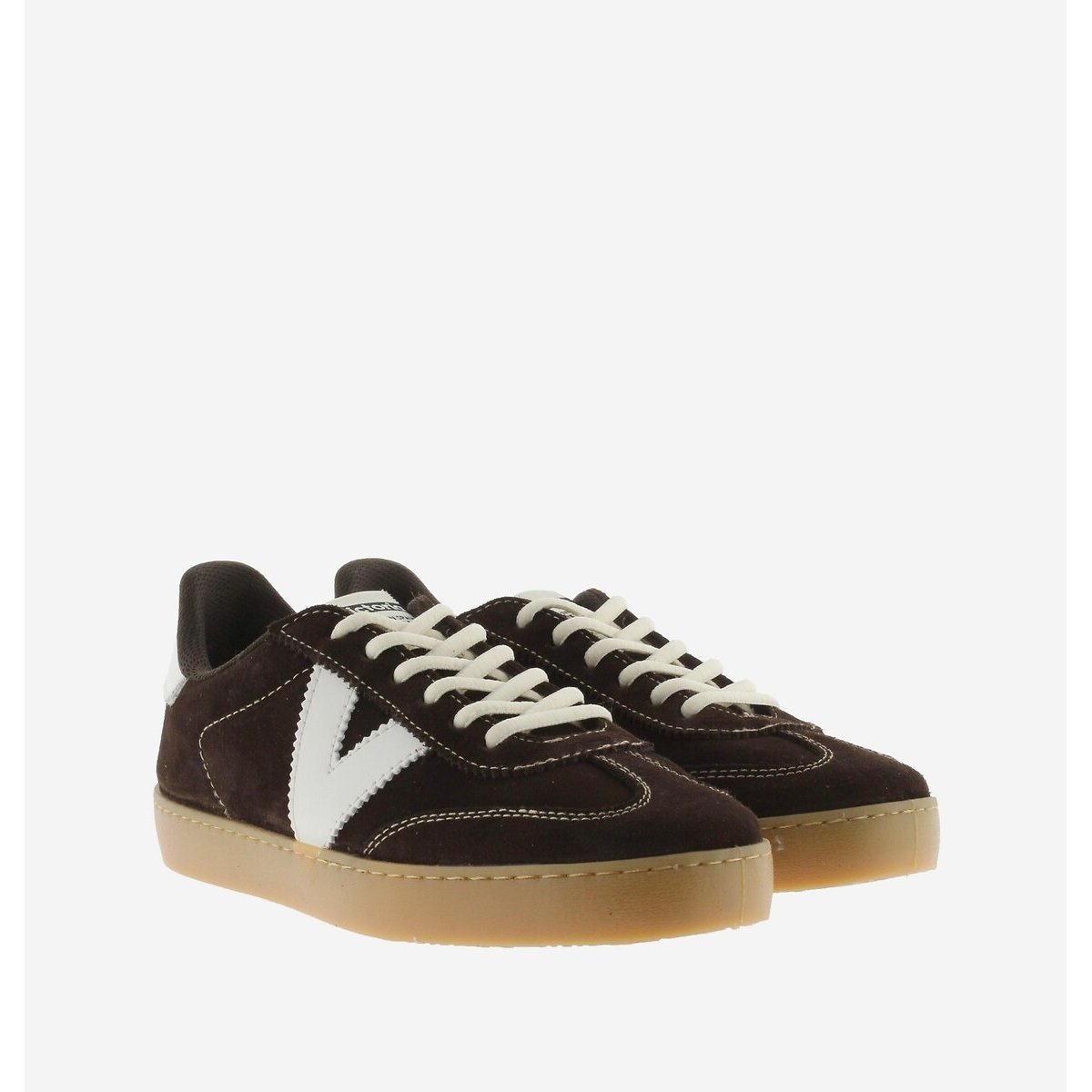 Victoria Leather Trainers Women's Chocolate Brown Size 41 (7)