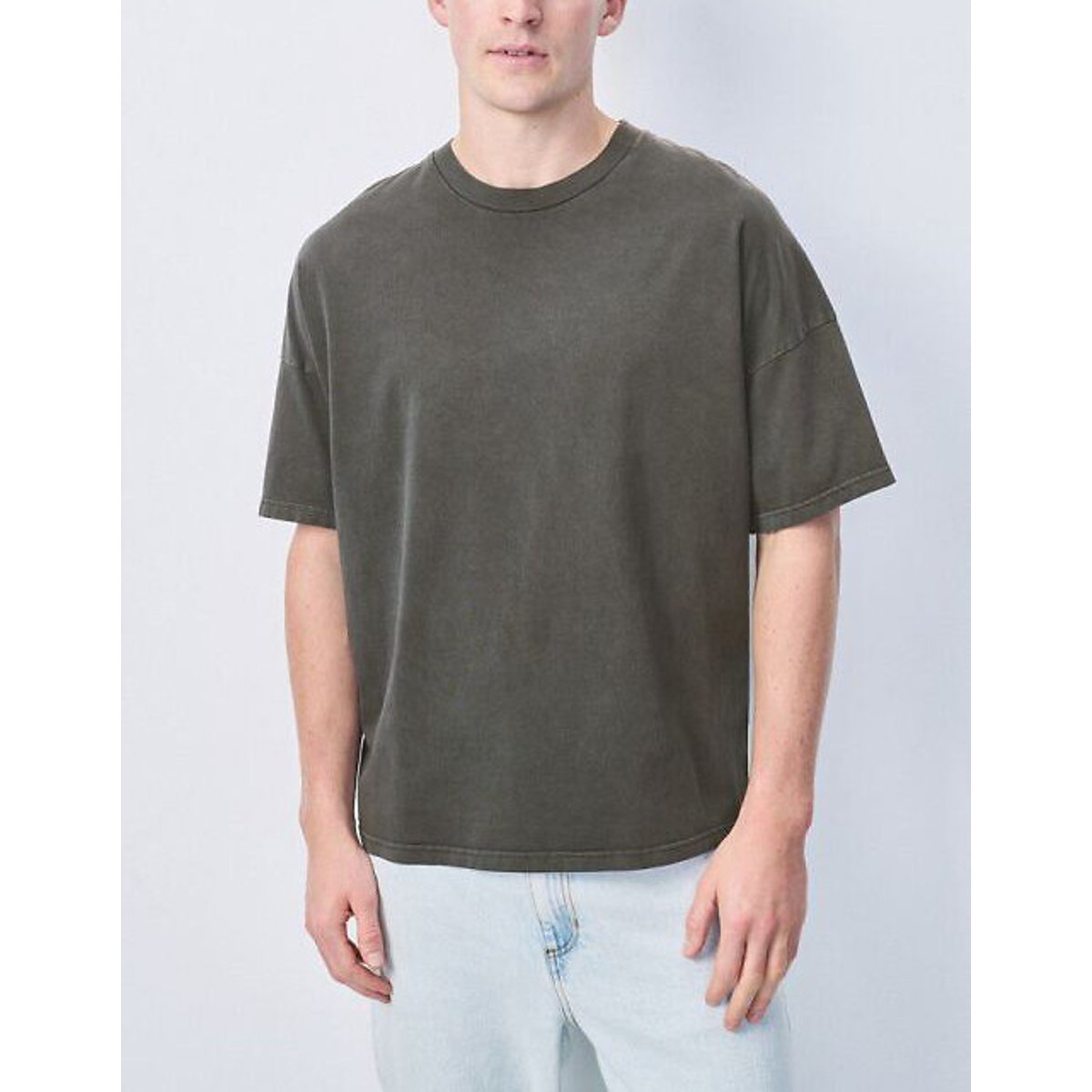 American Vintage Fizvalley Short Sleeve T-Shirt Men's Dark Grey Large