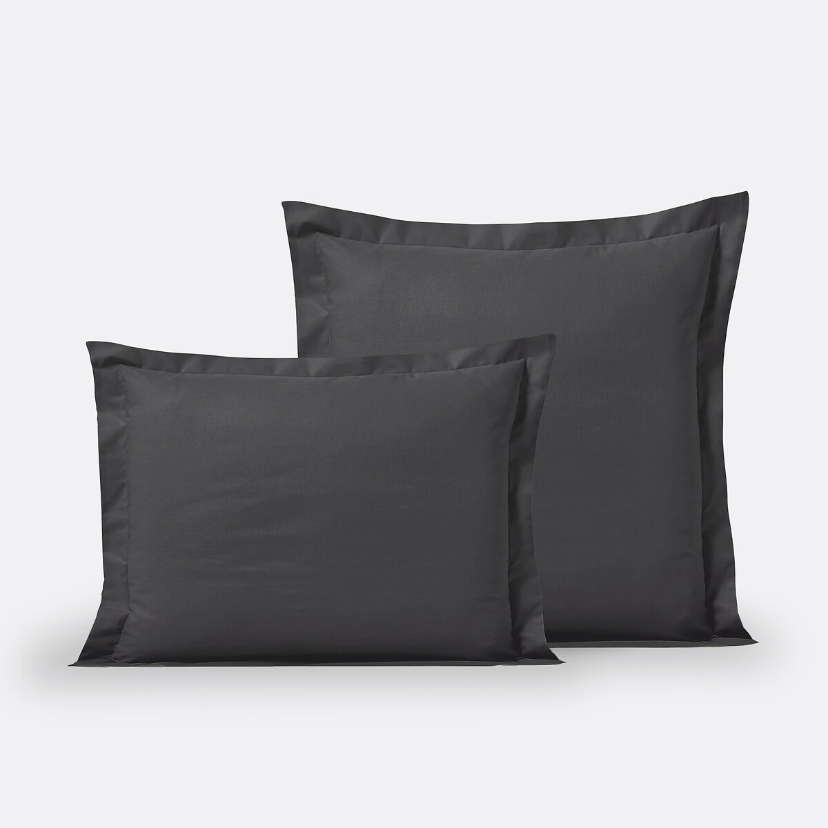 Funda de almohada de algodón con volante plano, Scenario. Talla 63 x 63 cm. Color