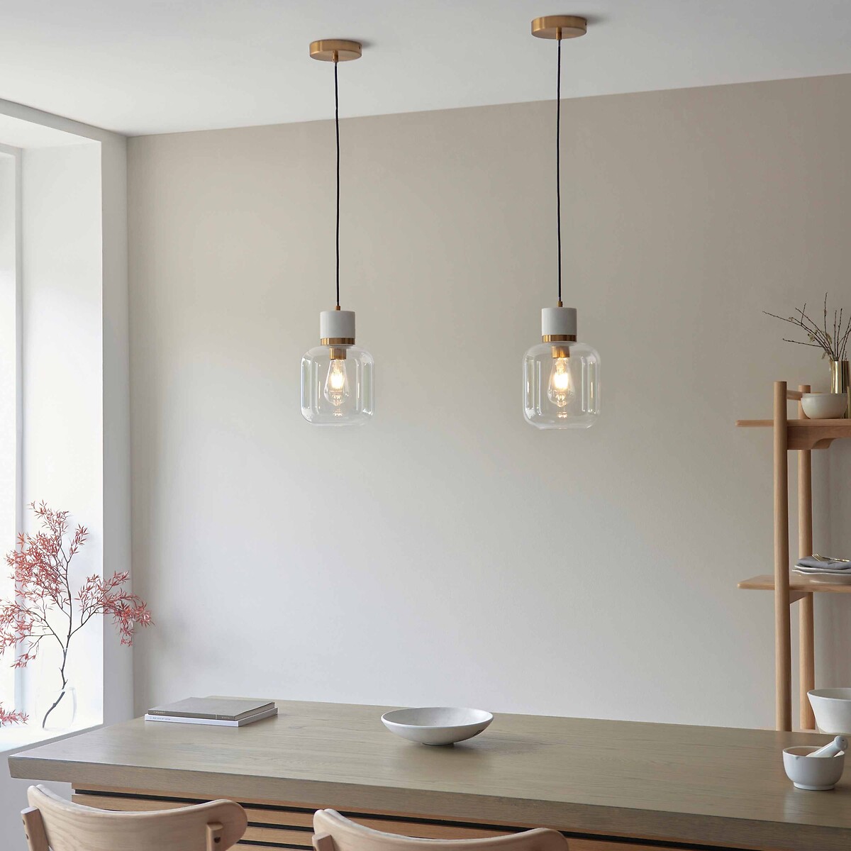 Édité Torro Marble Pendant Light Unisex White