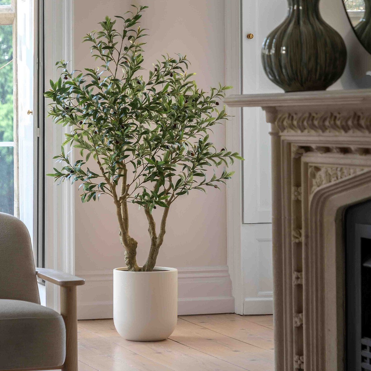 Édité 180Cm Faux Olive Tree Unisex Green