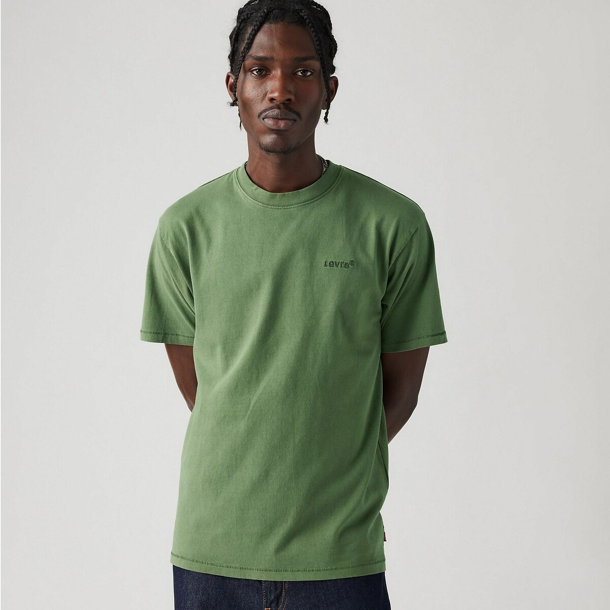 Levi's Men's Green Crew Neck T-Shirt Extra Large