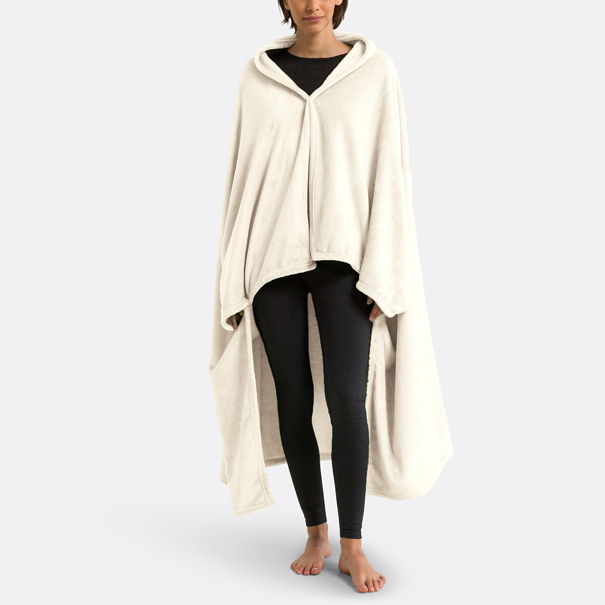 SO'HOME Fleece plaid met mouwen, recycled polyester, Javi