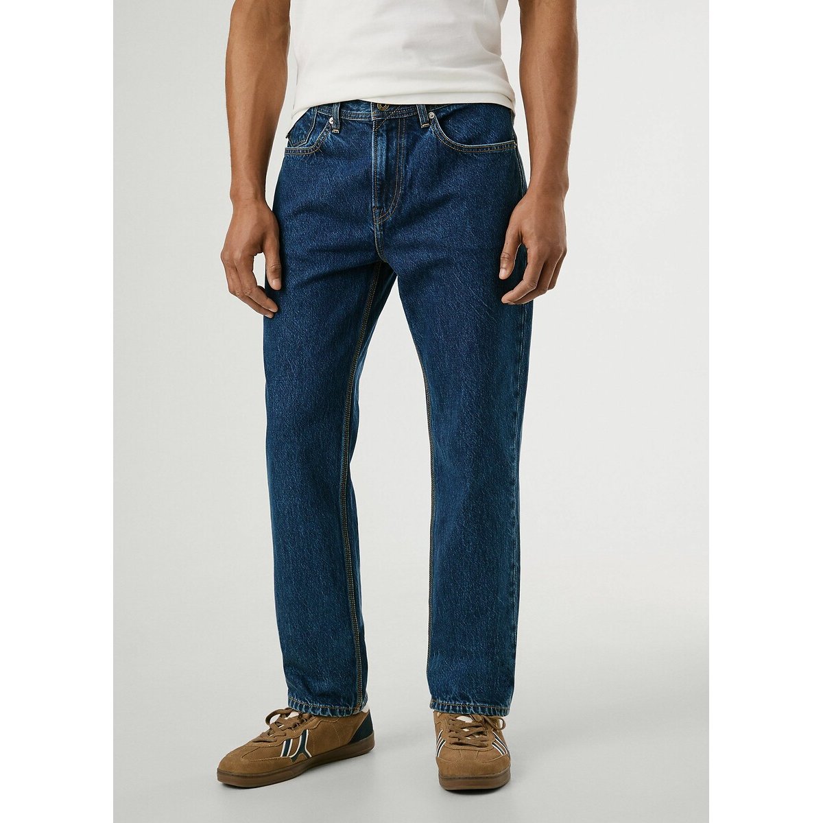 Pepe Jeans Byron Straight Jeans Men's Dark Blue W32 L32