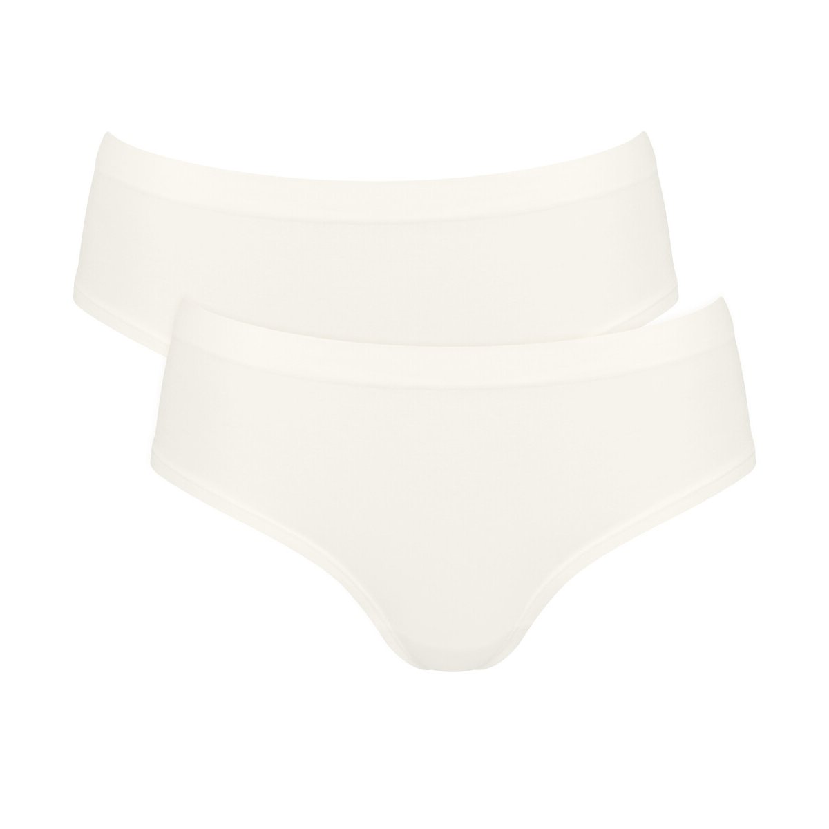 Sloggi Pack Of 2 Go Sense Shorts Women's Pearly White Small